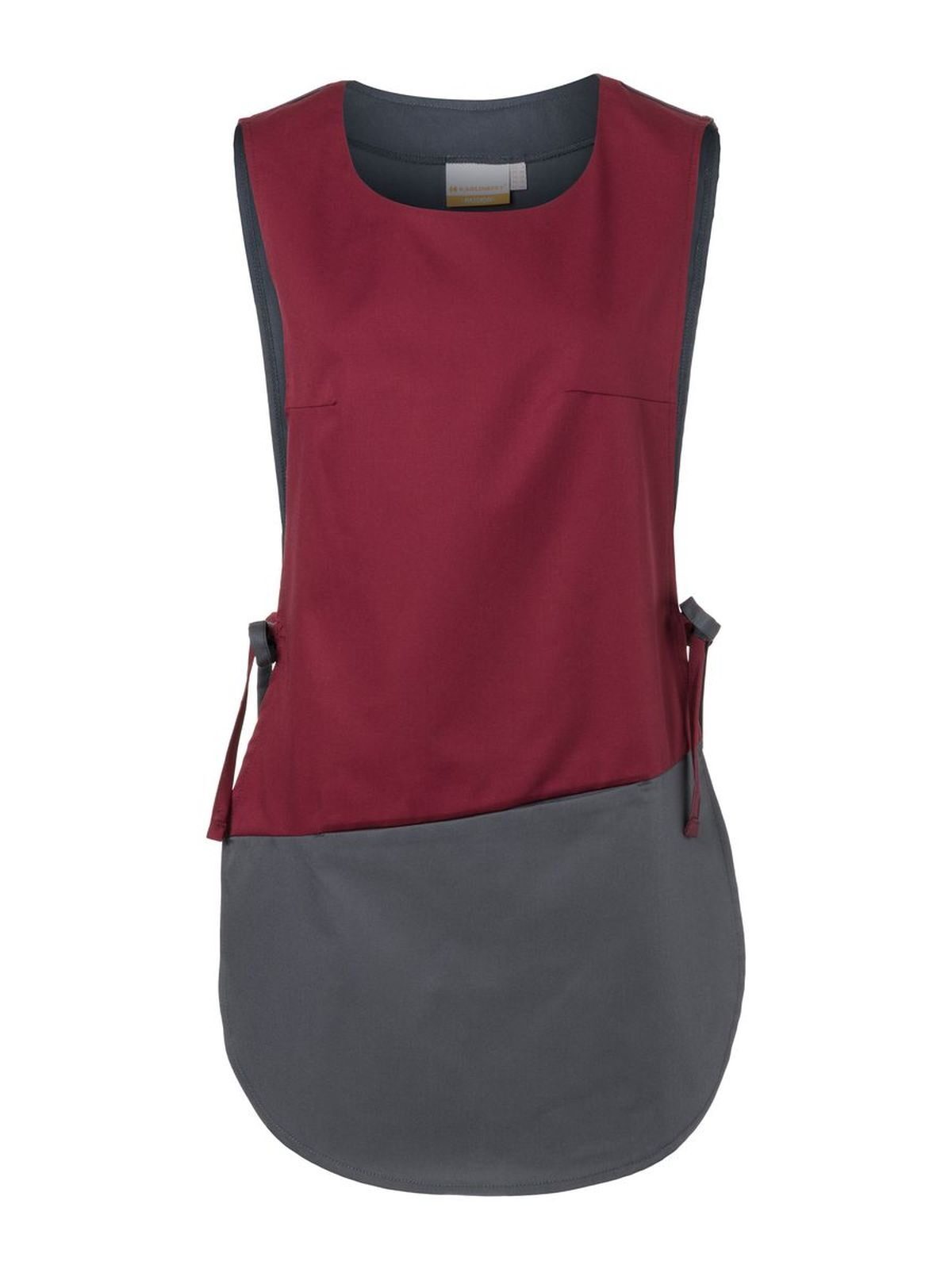 Work Smock Bea Schürze / Kasack – Karlowsky – Farbe Bordeaux – individuell veredelbar