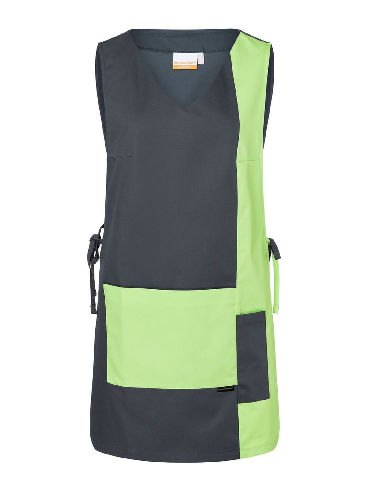 Work Smock Marilies Schürze / Kasack – Karlowsky – Farbe Apple Green – individuell veredelbar
