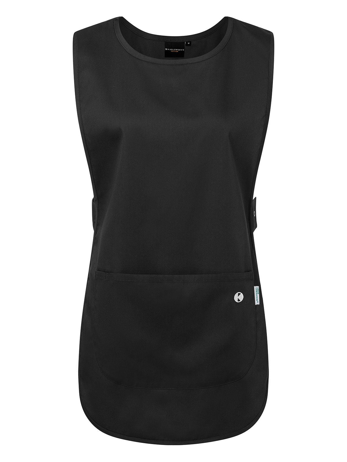 Tunic - Essential Schürze / Kasack – Karlowsky – Farbe Schwarz – individuell veredelbar