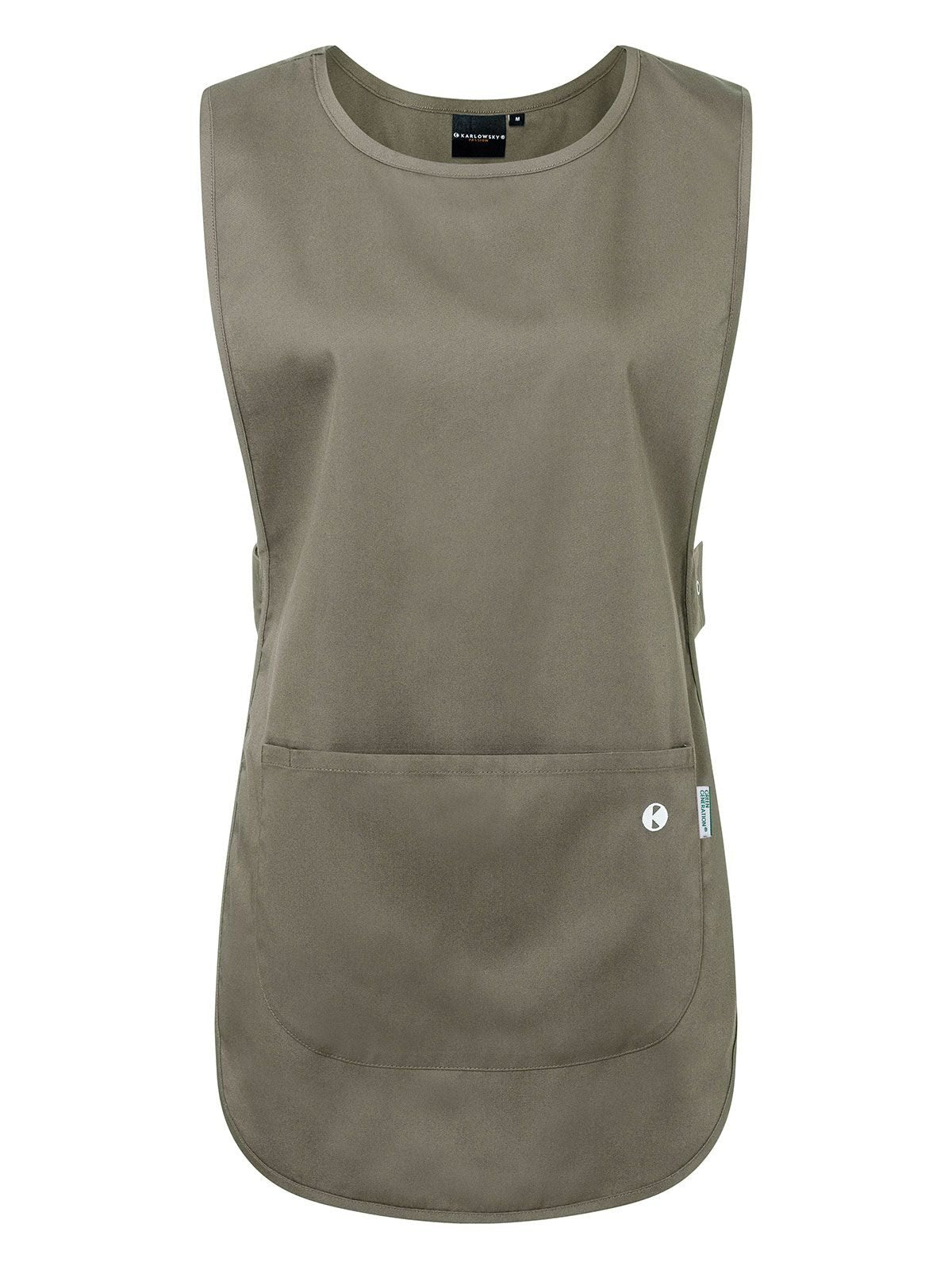 Tunic - Essential Schürze / Kasack – Karlowsky – Farbe Sage – individuell veredelbar