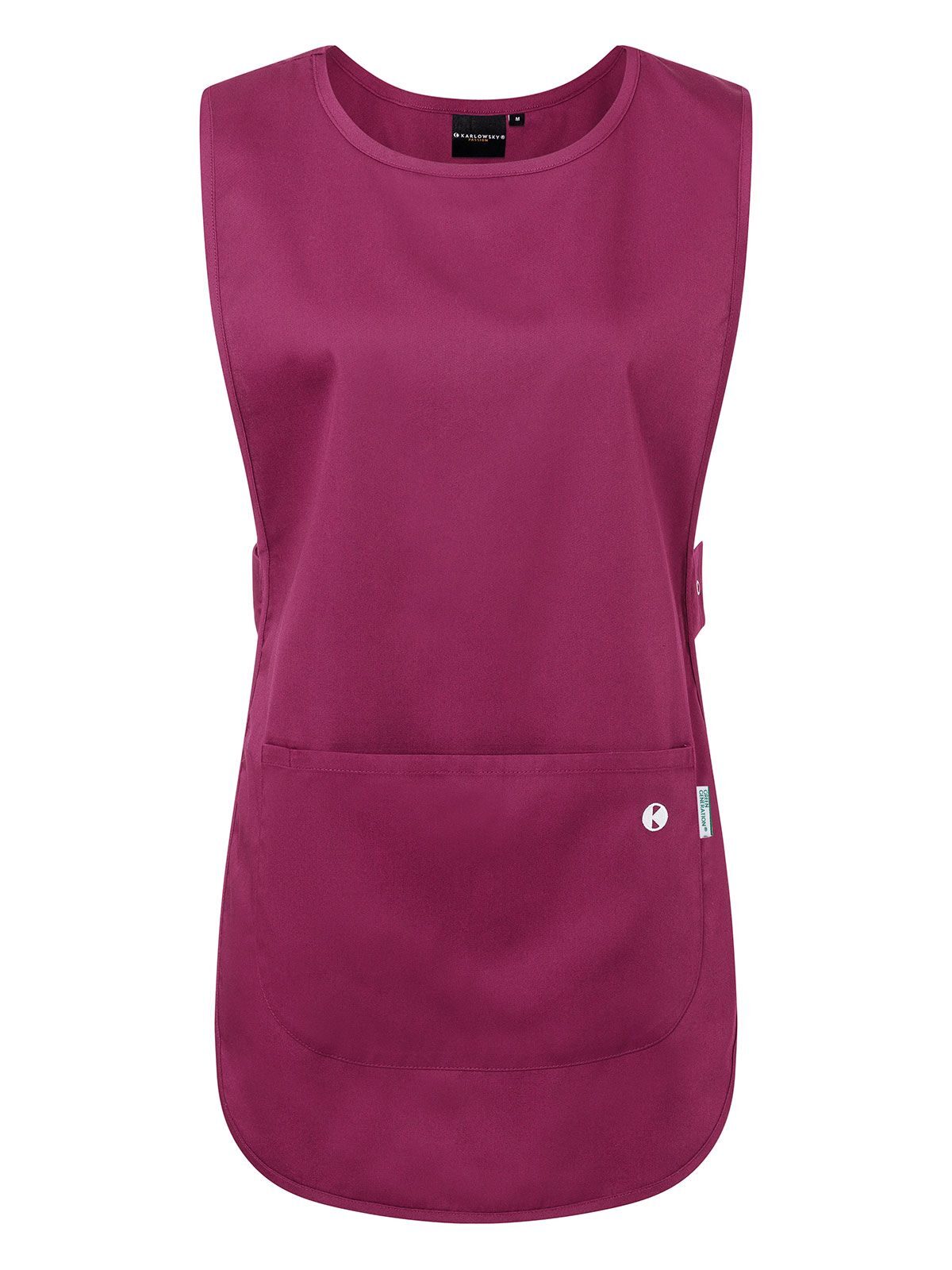 Tunic - Essential Schürze / Kasack – Karlowsky – Farbe Fuchsia – individuell veredelbar