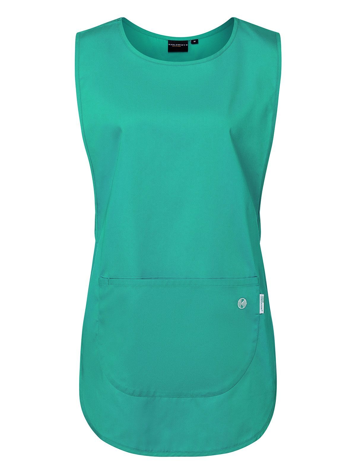 Tunic - Essential Schürze / Kasack – Karlowsky – Farbe Emerald Green – individuell veredelbar