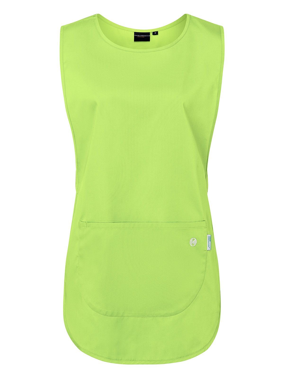 Tunic - Essential Schürze / Kasack – Karlowsky – Farbe Kiwi – individuell veredelbar