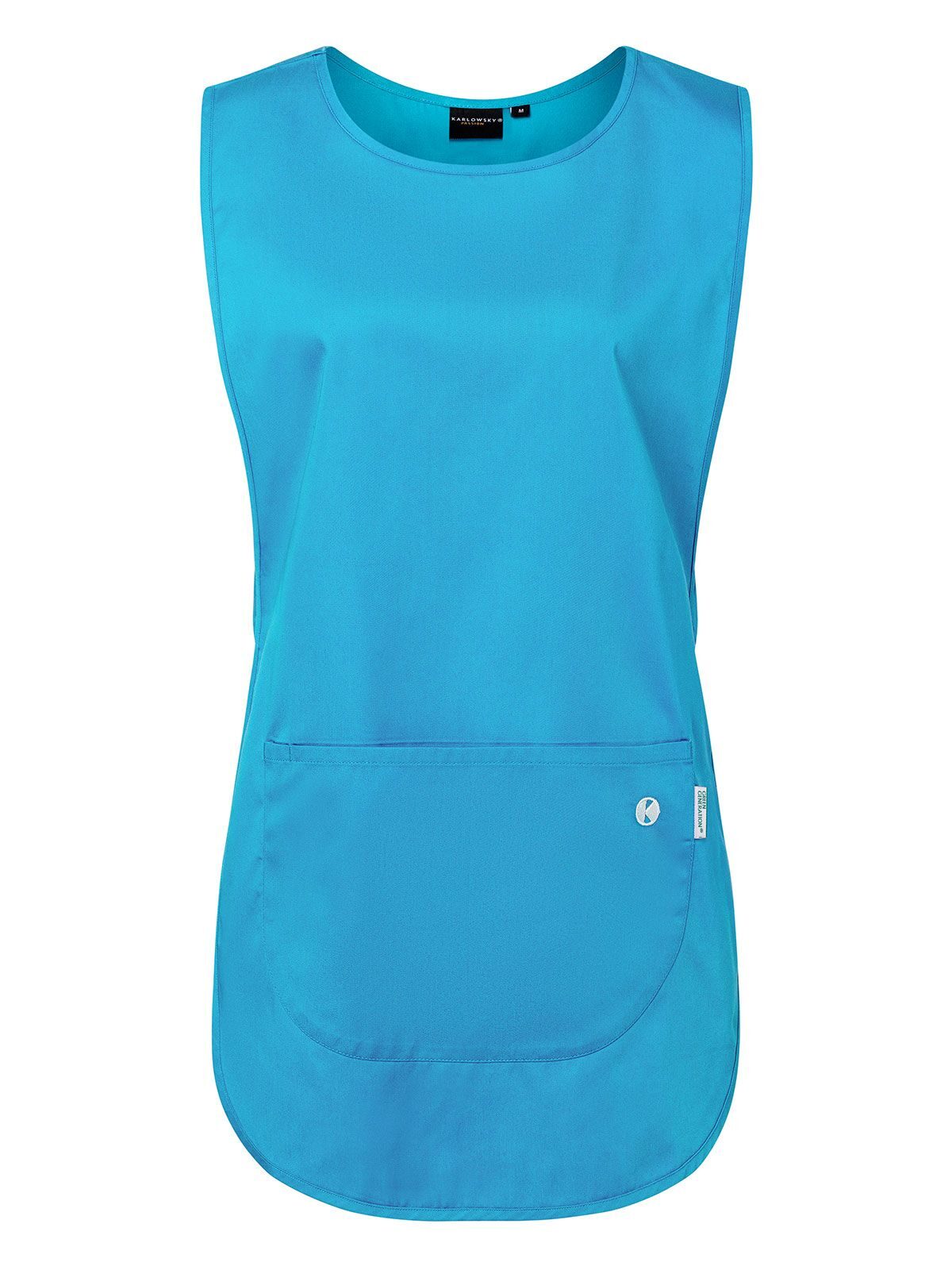 Tunic - Essential Schürze / Kasack – Karlowsky – Farbe Pacific Blue – individuell veredelbar