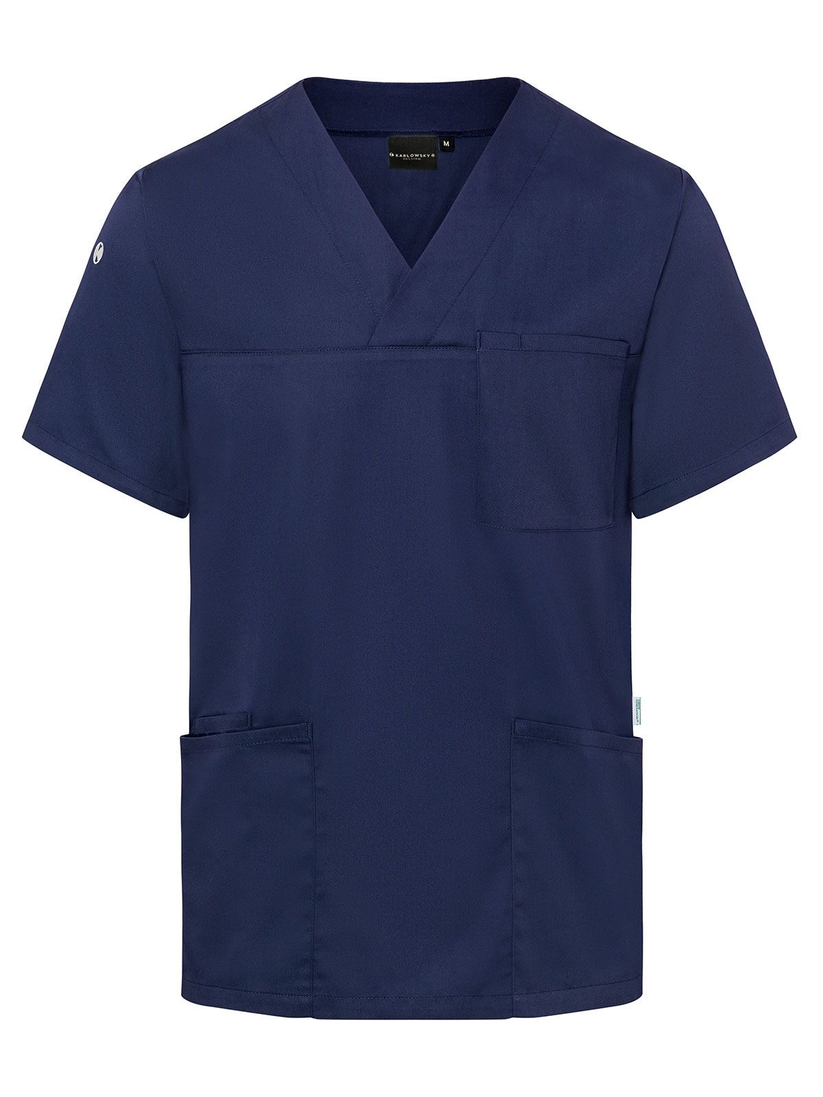 Slip-on Tunic - Essential Herren Schürze / Kasack – Karlowsky – Farbe Navy – individuell veredelbar
