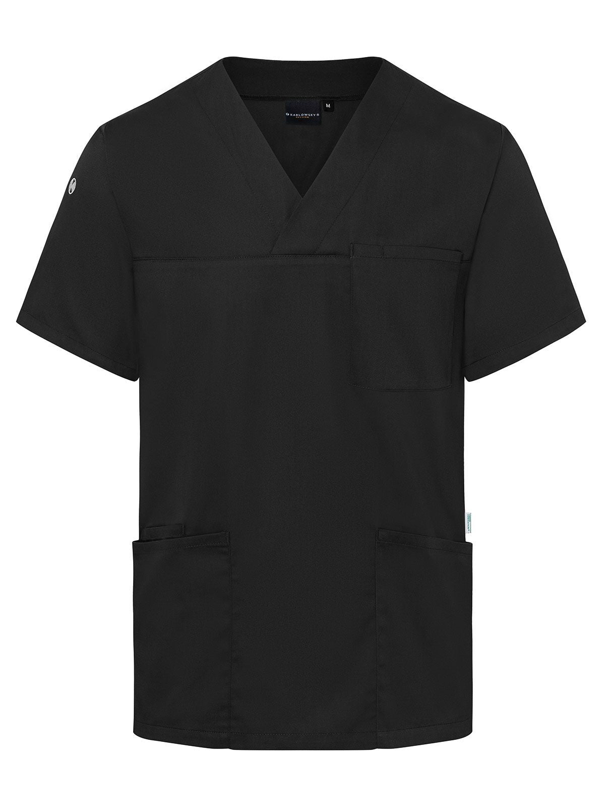 Slip-on Tunic - Essential Herren Schürze / Kasack – Karlowsky – Farbe Schwarz – individuell veredelbar