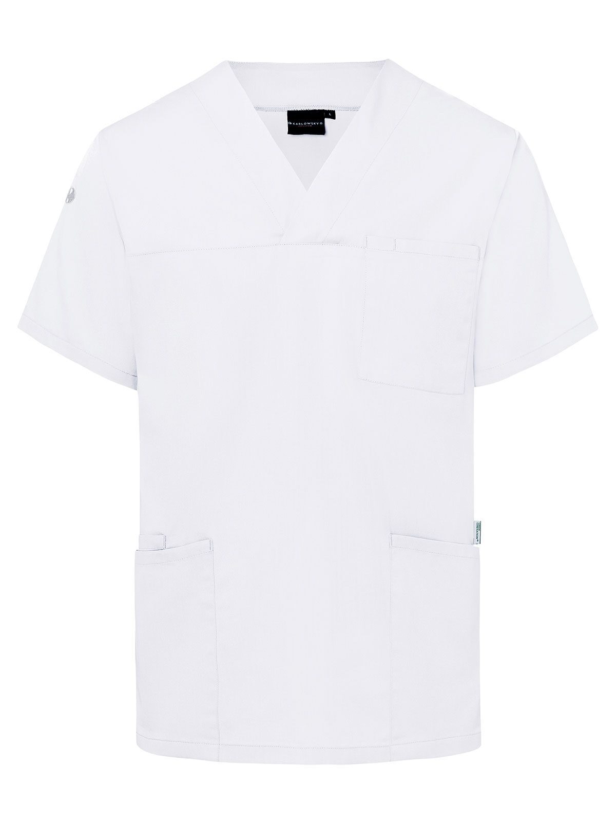 Slip-on Tunic - Essential Herren Schürze / Kasack – Karlowsky – Farbe Weiß – individuell veredelbar