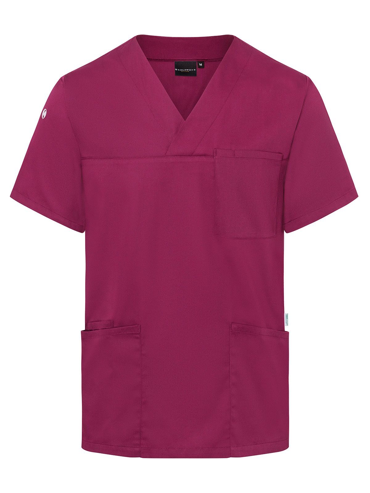Slip-on Tunic - Essential Herren Schürze / Kasack – Karlowsky – Farbe Fuchsia – individuell veredelbar