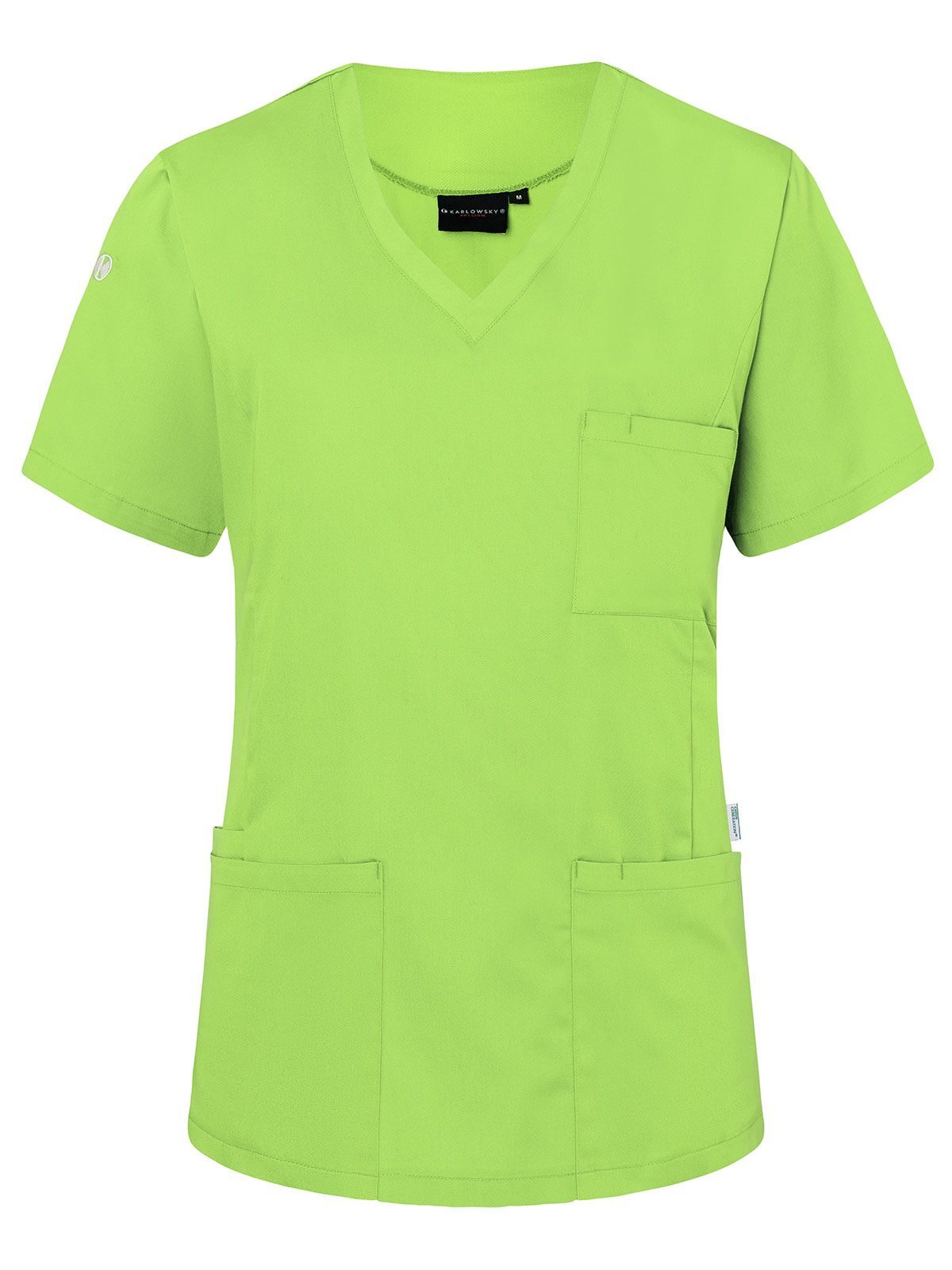 Slip-On Tunic - Essential Damen Schürze / Kasack – Karlowsky – Farbe Kiwi – individuell veredelbar