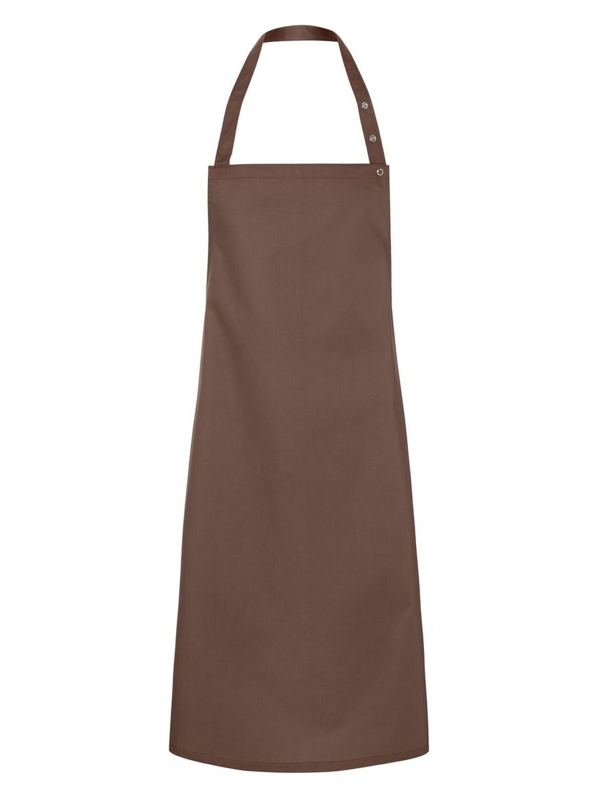Bib Apron Santorini 75 x 95 cm Schürze / Kasack – Karlowsky – Farbe Light-Brown – individuell veredelbar