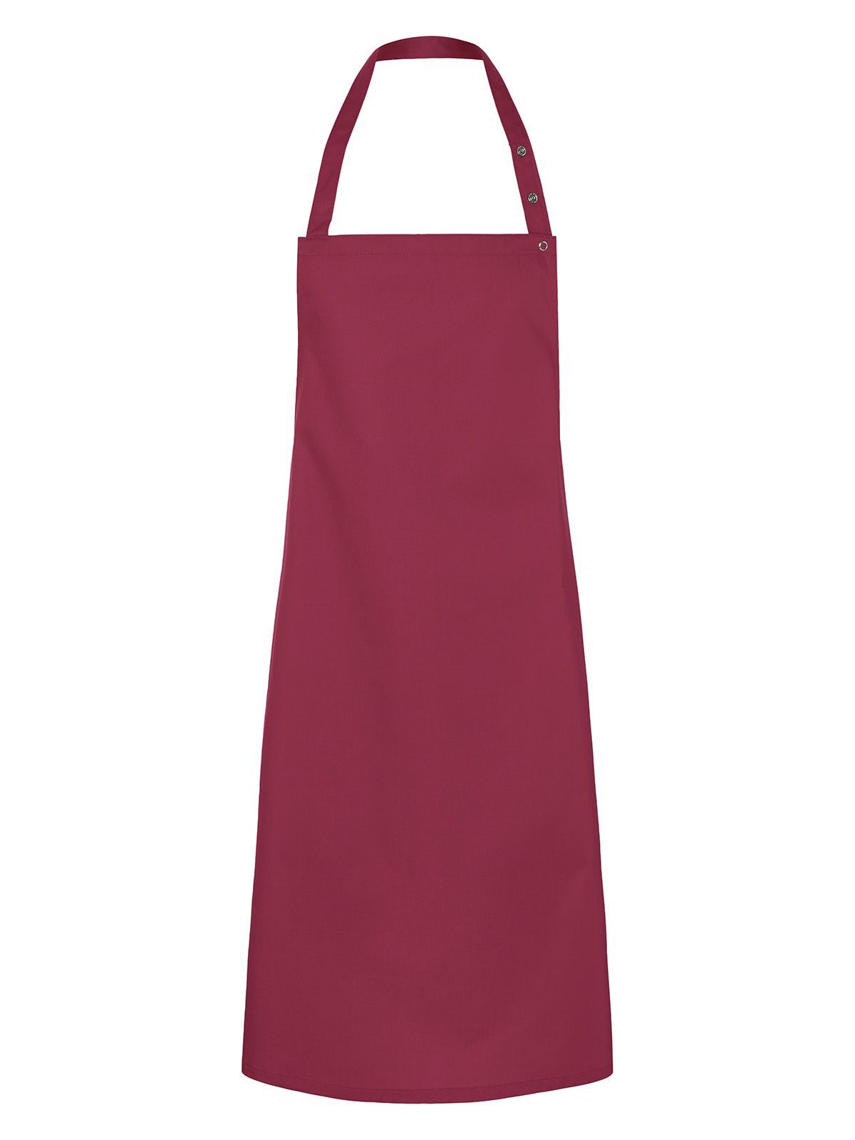 Bib Apron Santorini 75 x 95 cm Schürze / Kasack – Karlowsky – Farbe Bordeaux – individuell veredelbar