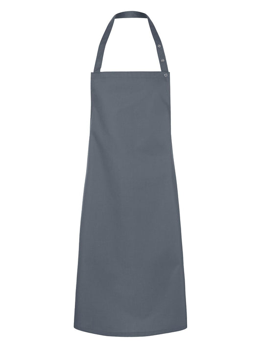 Bib Apron Santorini 75 x 95 cm Schürze / Kasack – Karlowsky – Farbe Anthrazit – individuell veredelbar