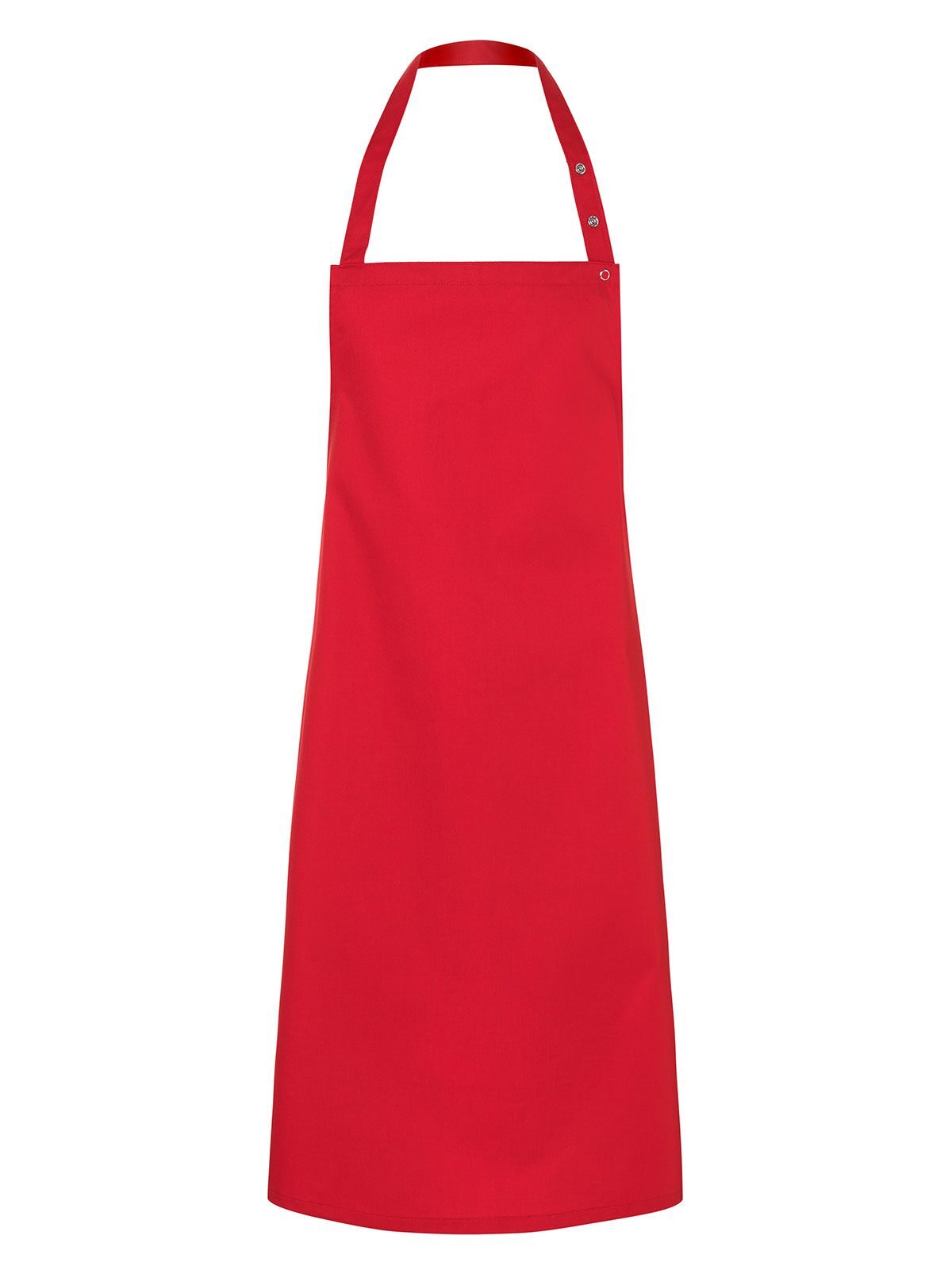 Bib Apron Santorini 75 x 95 cm Schürze / Kasack – Karlowsky – Farbe Rot – individuell veredelbar