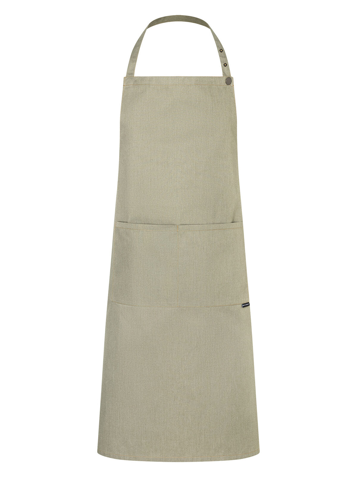 Bib Apron Jeans 1892 Virginia Herren Schürze / Kasack – Karlowsky – Farbe Vintage Moss Green – individuell veredelbar