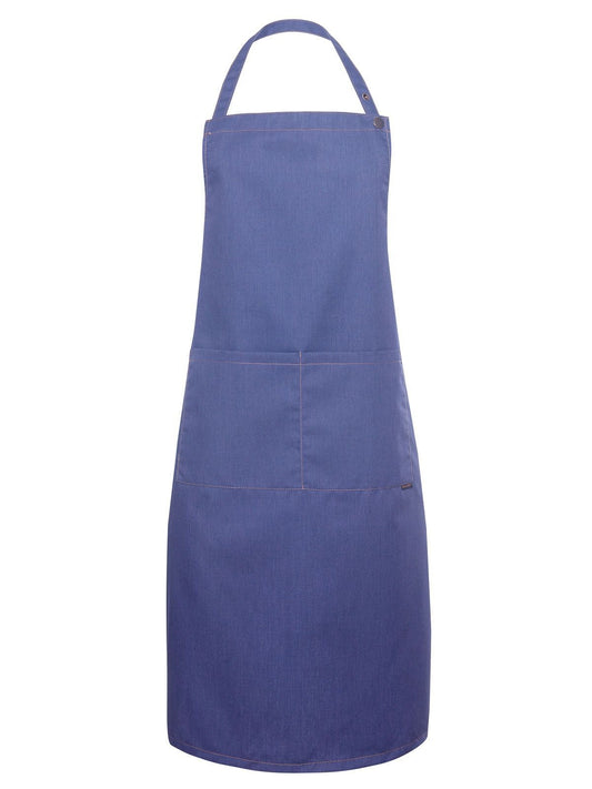 Bib Apron Jeans 1892 Virginia Herren Schürze / Kasack – Karlowsky – Farbe Vintage Blue – individuell veredelbar