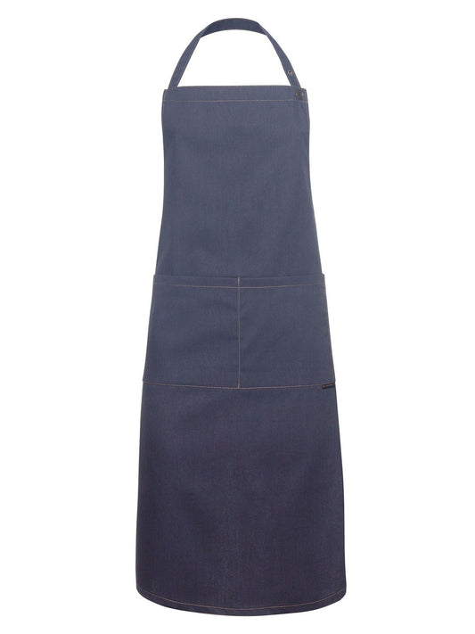 Bib Apron Jeans 1892 Virginia Herren Schürze / Kasack – Karlowsky – Farbe Vintage Black – individuell veredelbar