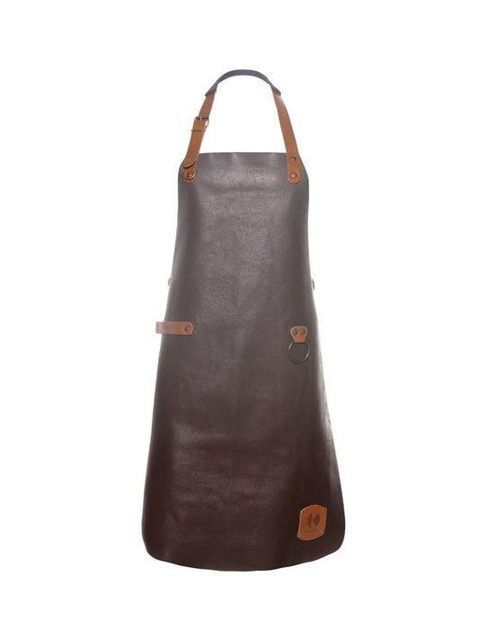 Leather Bib Apron Herren Schürze / Kasack – Karlowsky – Farbe Mocha – individuell veredelbar