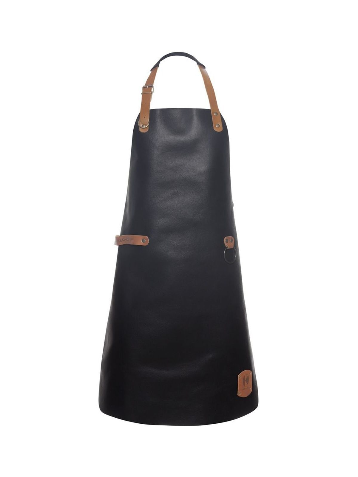 Leather Bib Apron Herren Schürze / Kasack – Karlowsky – Farbe Schwarz – individuell veredelbar