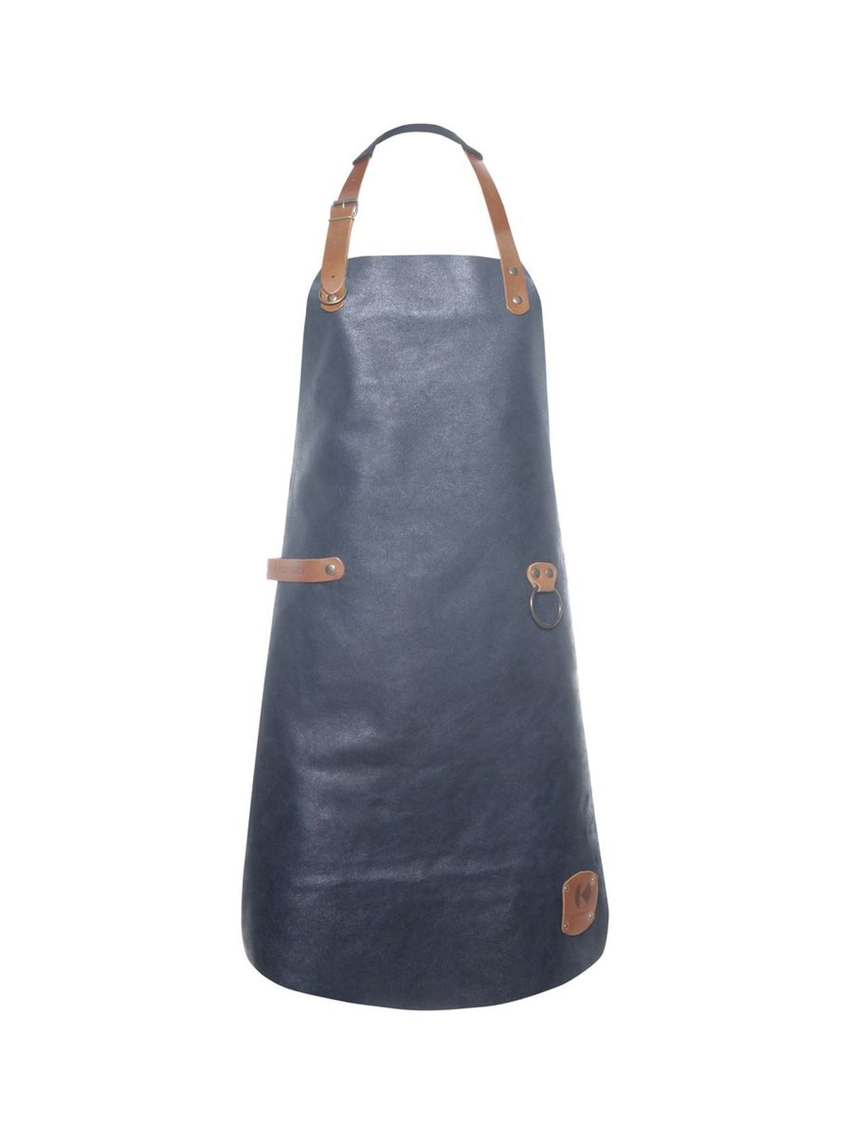 Leather Bib Apron Herren Schürze / Kasack – Karlowsky – Farbe Ink – individuell veredelbar