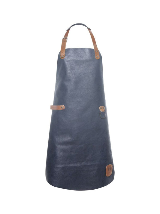 Leather Bib Apron Herren Schürze / Kasack – Karlowsky – Farbe Ink – individuell veredelbar