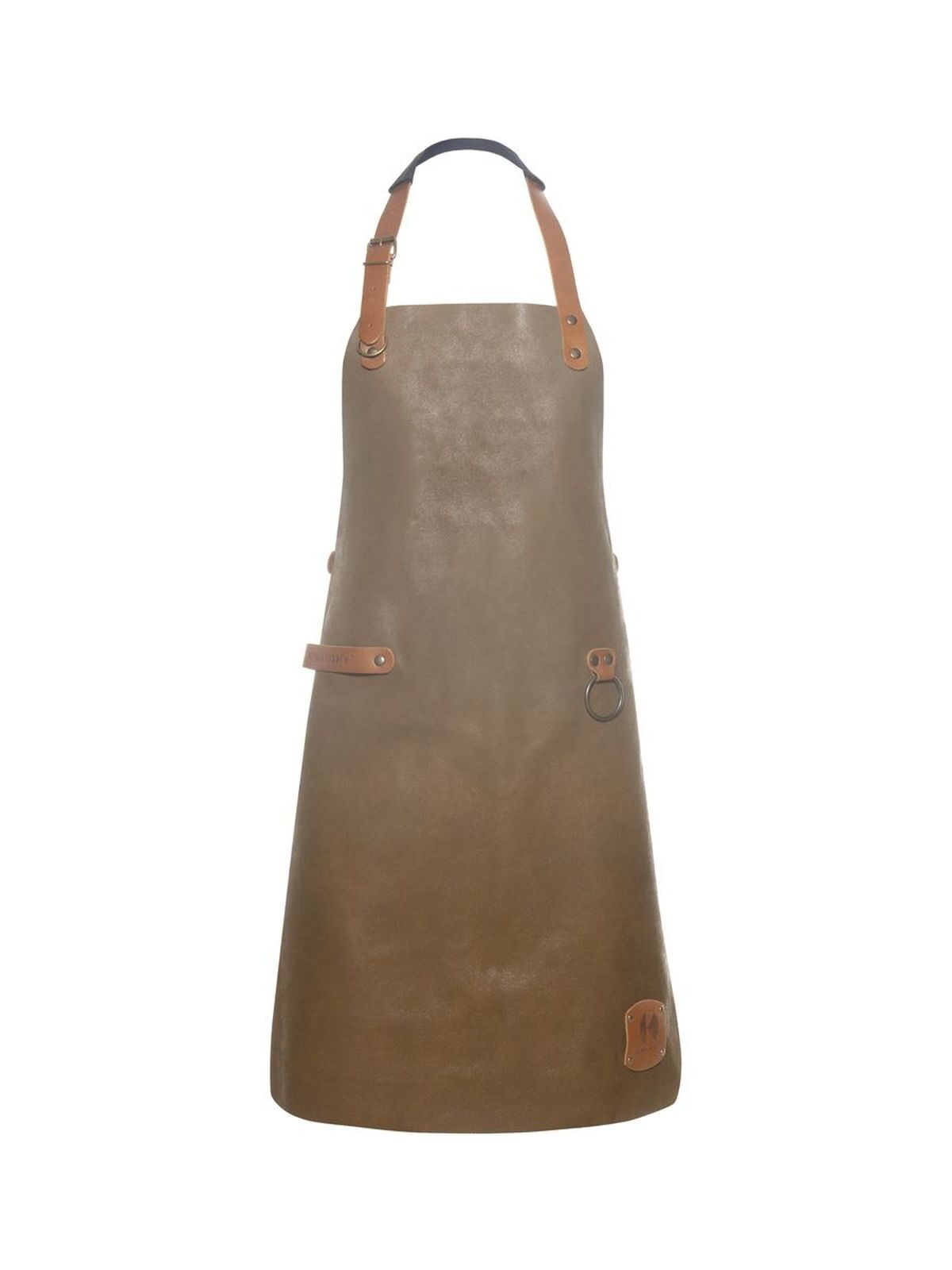 Leather Bib Apron Herren Schürze / Kasack – Karlowsky – Farbe Toffee – individuell veredelbar