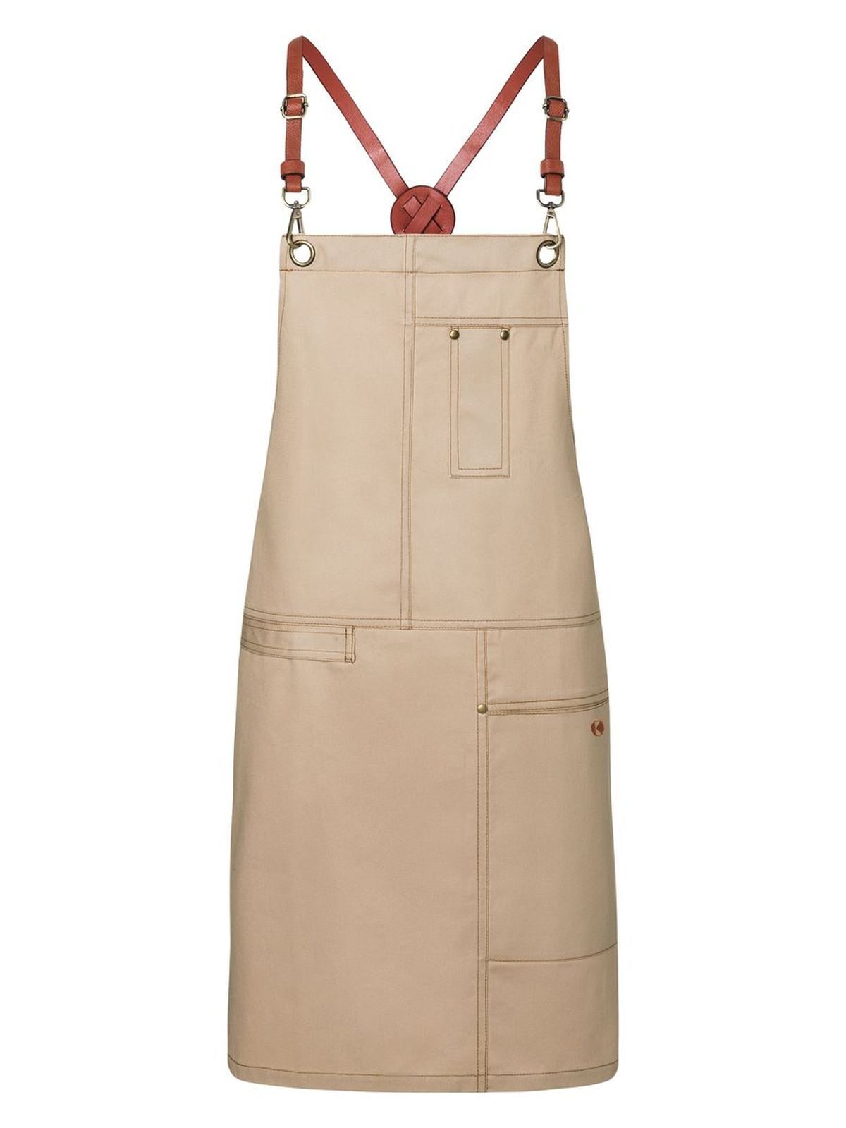 Bib Apron Urban X-Style Schürze / Kasack – Karlowsky – Farbe Beige – individuell veredelbar