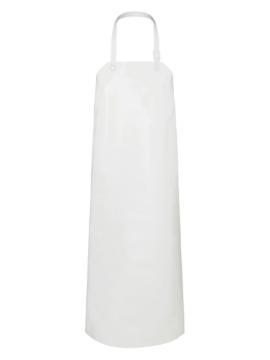 Waterproof PU Bib Apron Sweden Herren Schürze / Kasack – Karlowsky – Farbe Weiß – individuell veredelbar