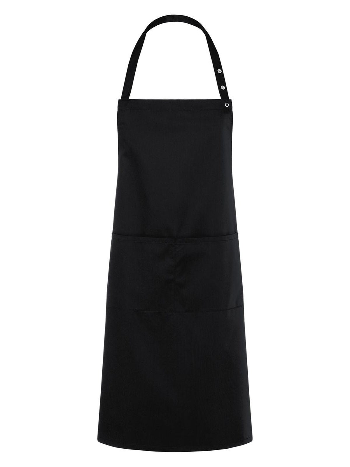Bib Apron Teneriffa 75 x 95 cm Herren Schürze / Kasack – Karlowsky – Farbe Schwarz – individuell veredelbar