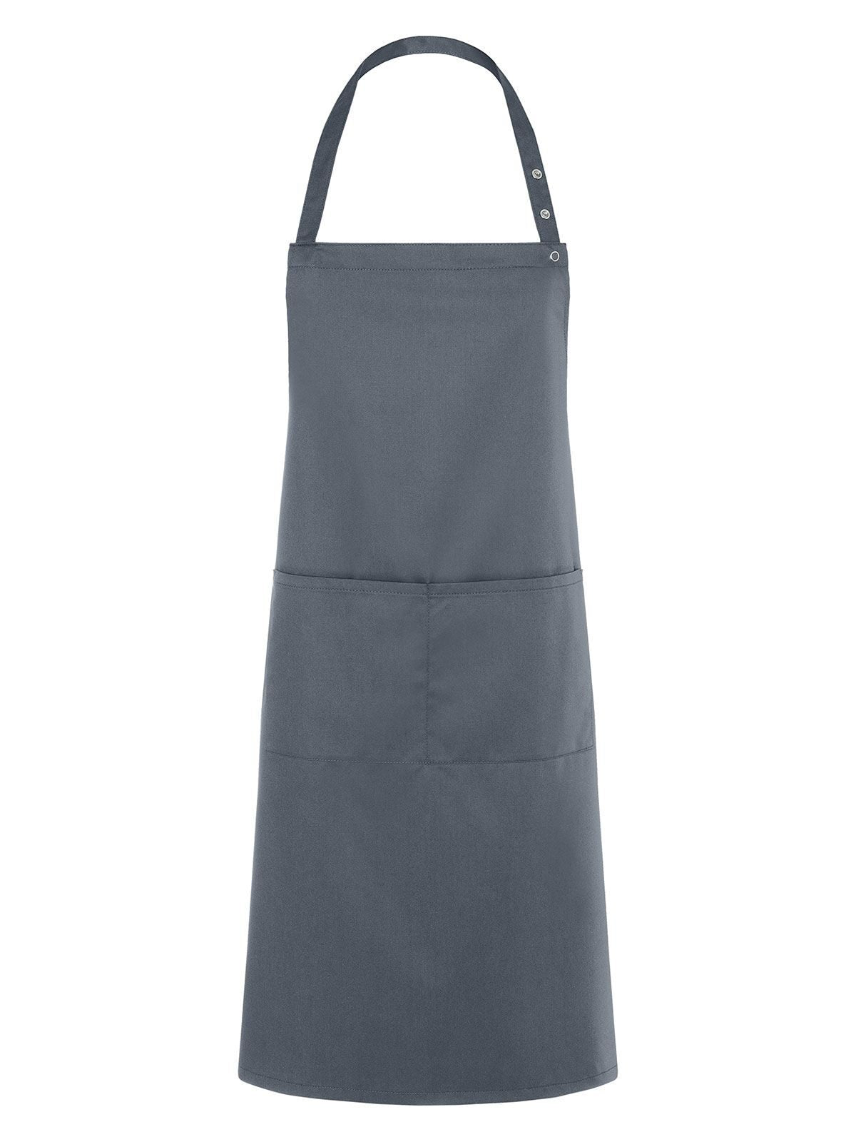 Bib Apron Teneriffa 75 x 95 cm Herren Schürze / Kasack – Karlowsky – Farbe Anthrazit – individuell veredelbar