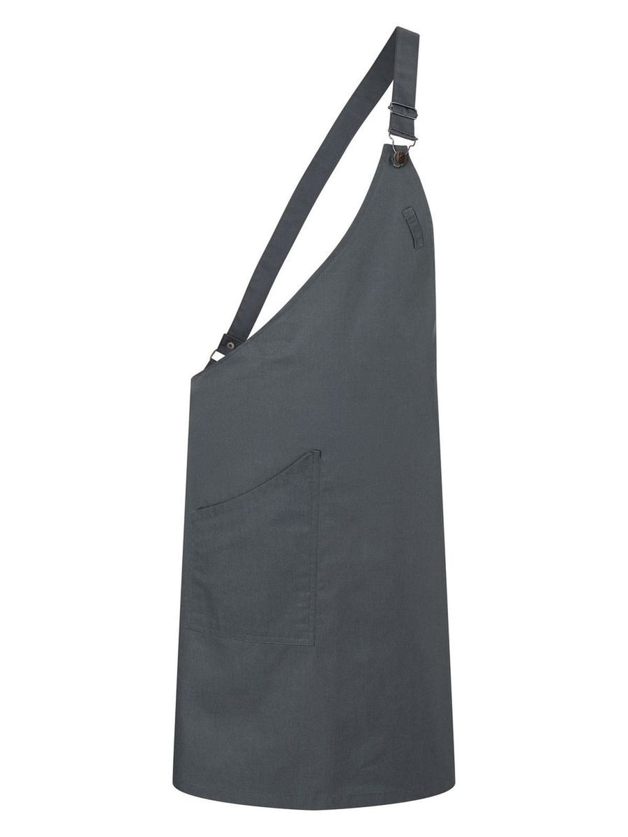 Asymmetrical Bib Apron with Pocket Herren Schürze / Kasack – Karlowsky