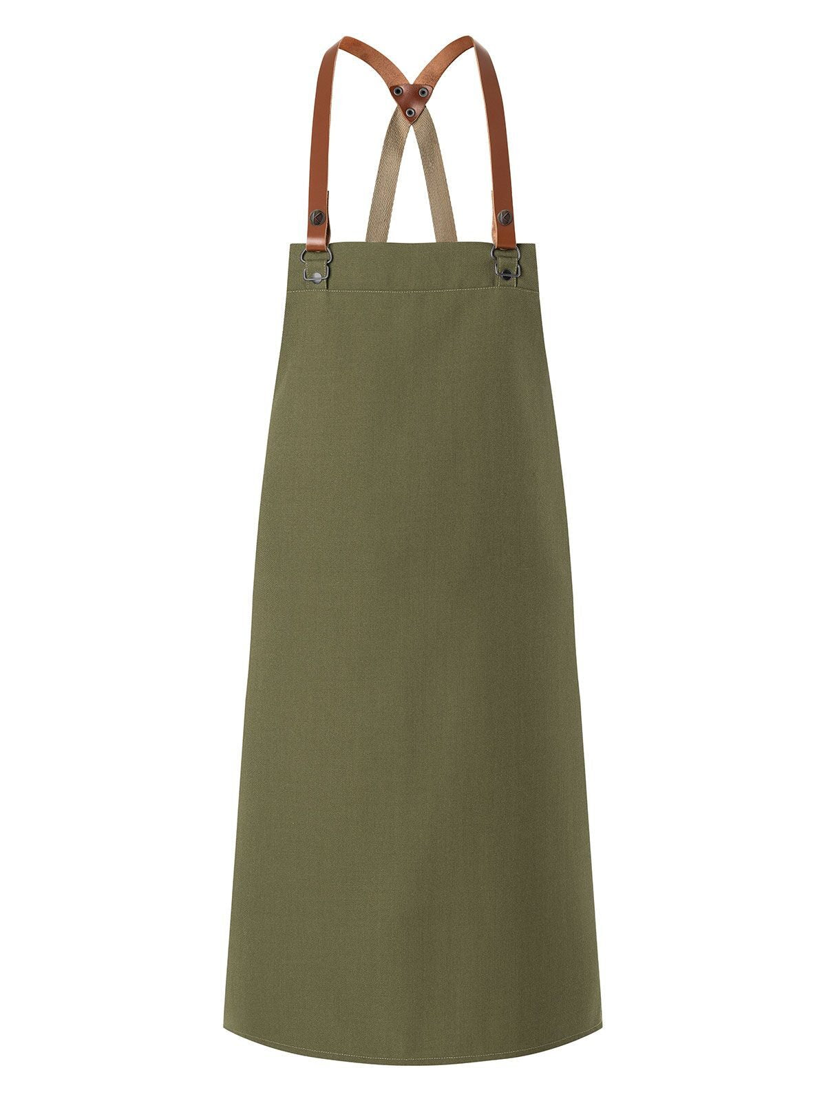 Bib Apron Green Generation Made of Recycled Plastic Schürze / Kasack – Karlowsky – Farbe Moss Green – individuell veredelbar