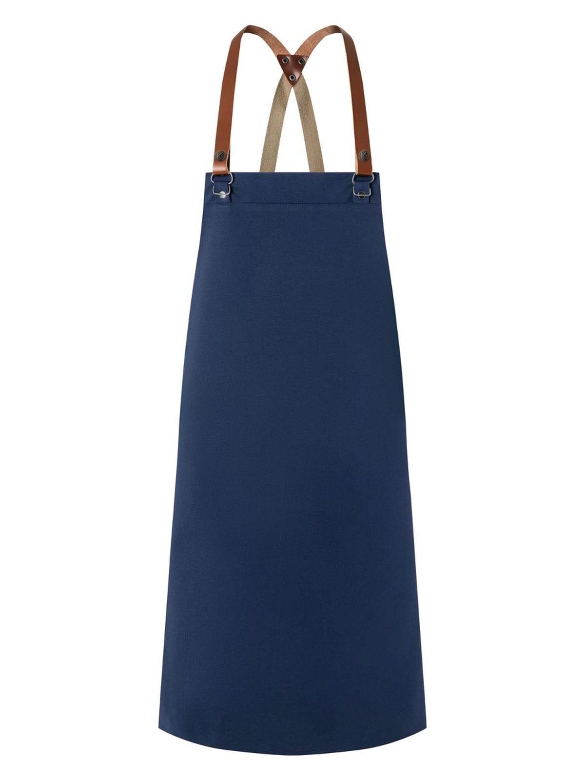 Bib Apron Green Generation Made of Recycled Plastic Schürze / Kasack – Karlowsky – Farbe Steel Blue – individuell veredelbar