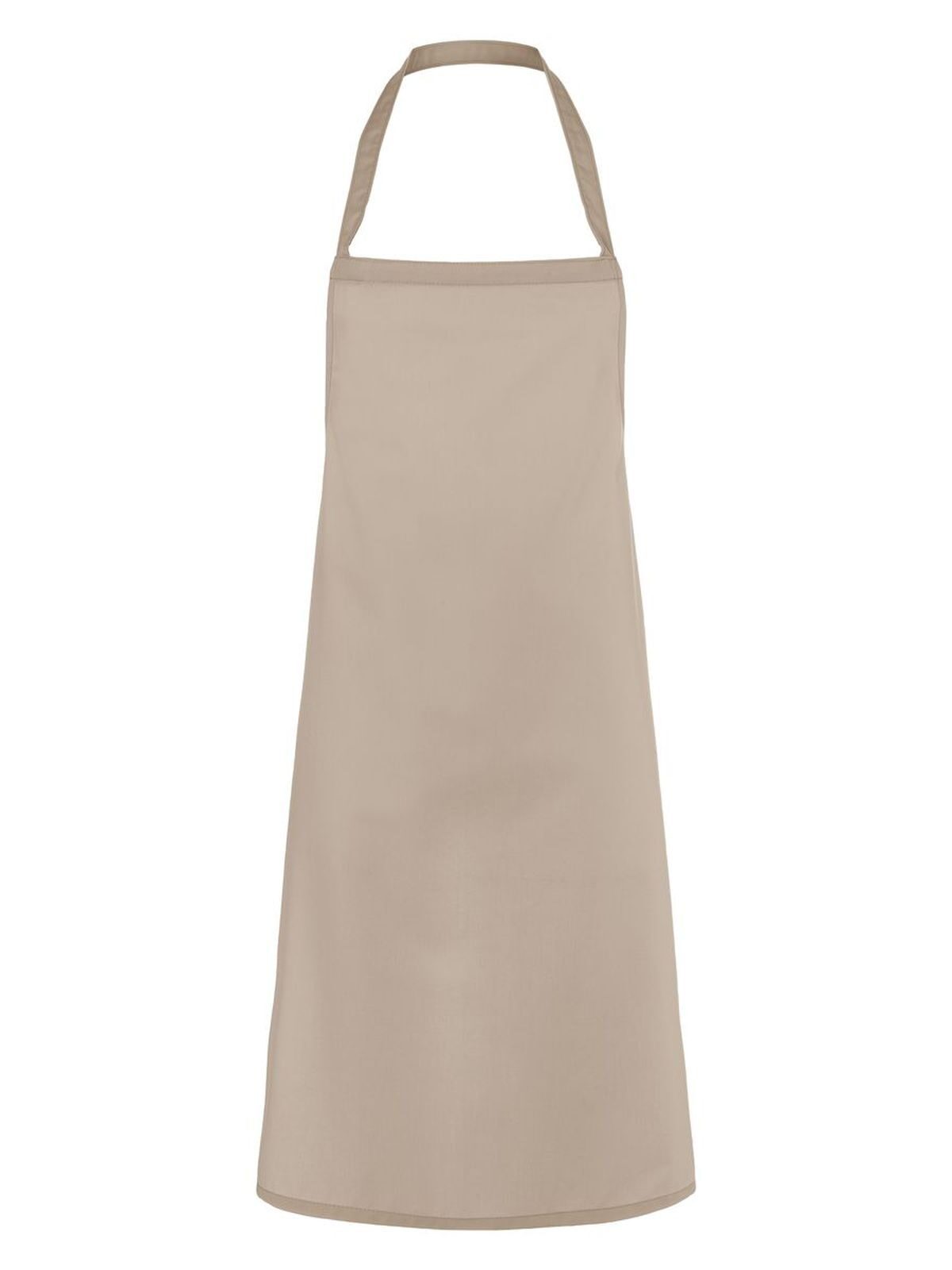 Bib Apron Faro 75 x 95 cm Schürze / Kasack – Karlowsky – Farbe Sand – individuell veredelbar