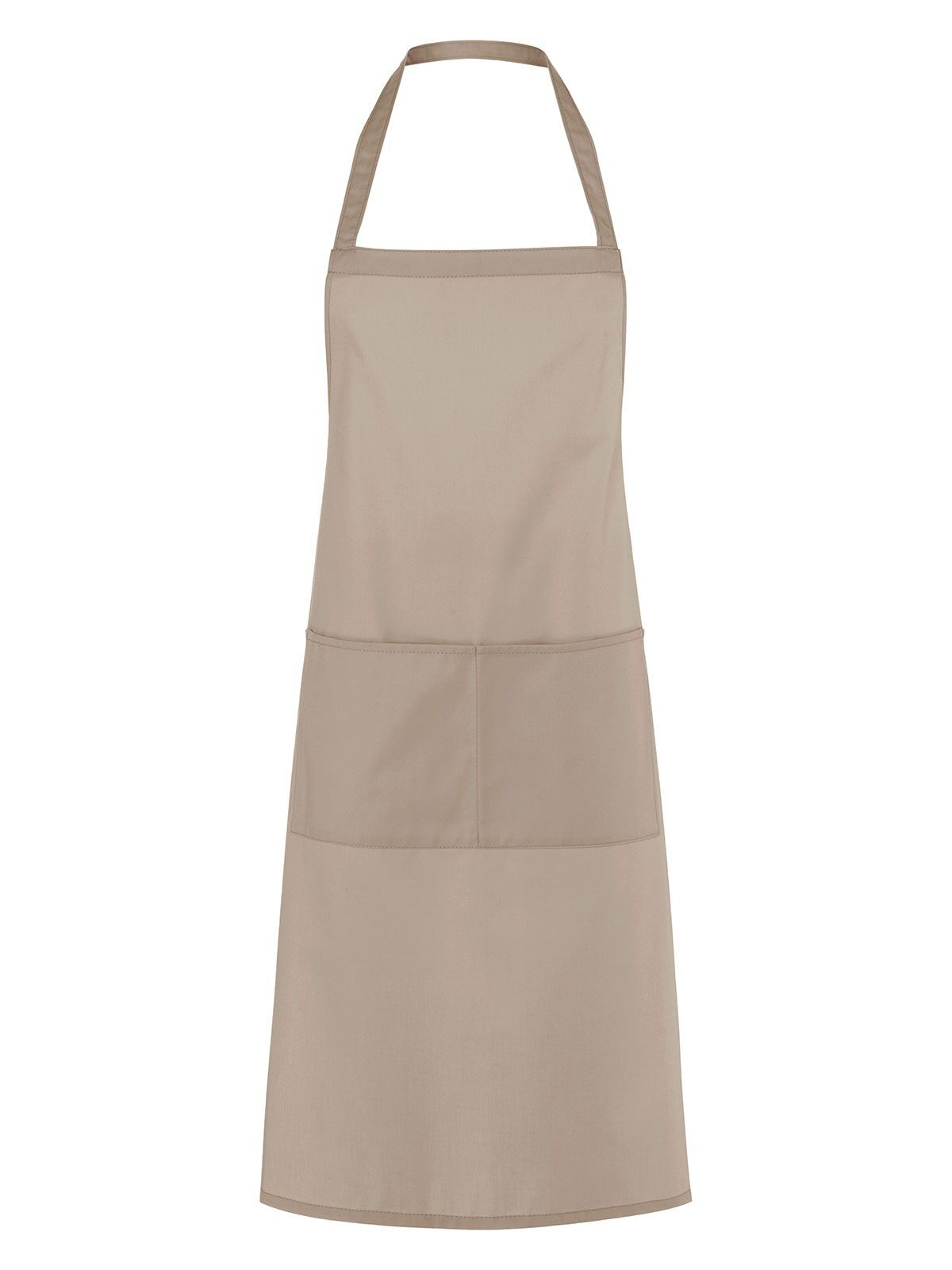 Bib Apron Denmark 75 x 95 cm Schürze / Kasack – Karlowsky – Farbe Sand – individuell veredelbar