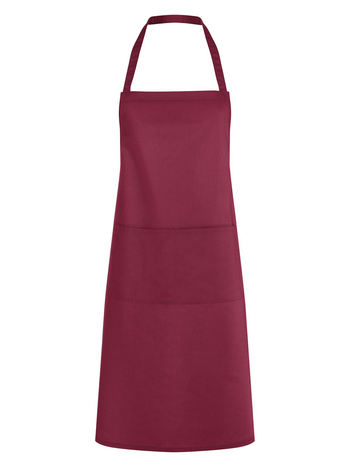 Bib Apron Denmark 75 x 95 cm Schürze / Kasack – Karlowsky – Farbe Bordeaux – individuell veredelbar