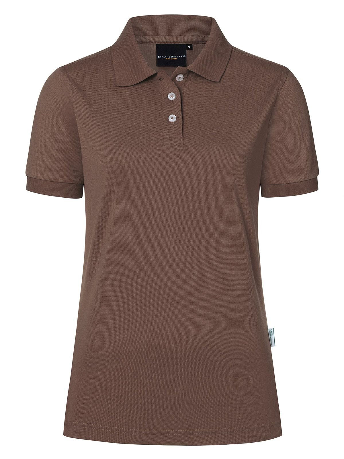 Ladies' Workwear Damen Poloshirt – Karlowsky – Farbe Light-Brown – individuell veredelbar