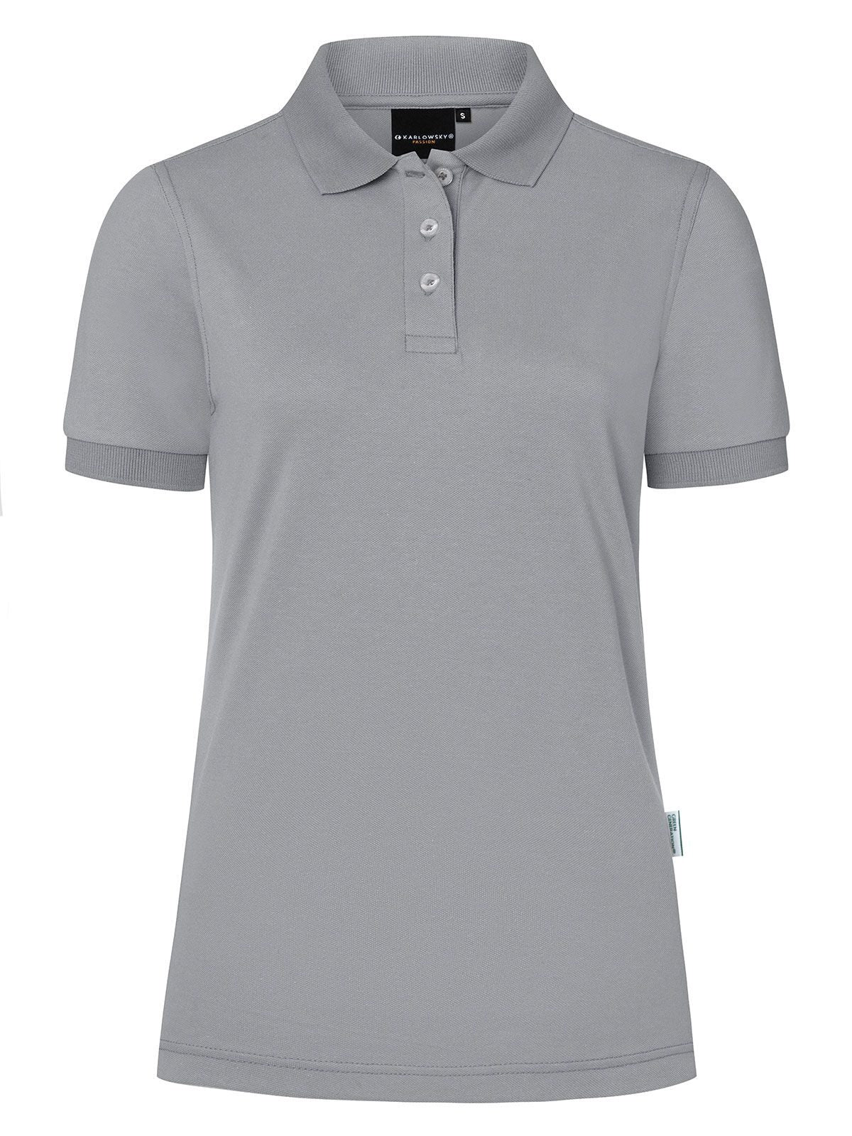 Ladies' Workwear Damen Poloshirt – Karlowsky – Farbe Platinum Grey – individuell veredelbar