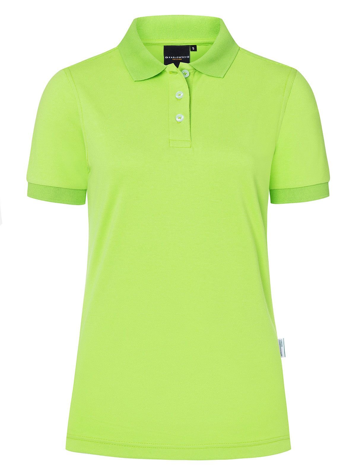 Ladies' Workwear Damen Poloshirt – Karlowsky – Farbe Kiwi – individuell veredelbar