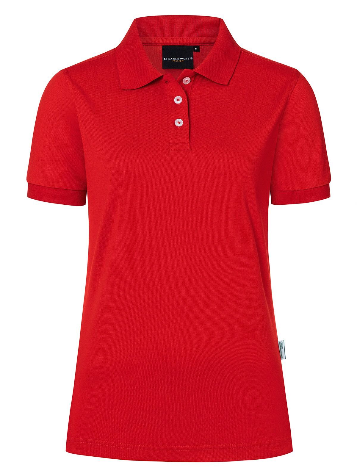 Ladies' Workwear Damen Poloshirt – Karlowsky – Farbe Rot – individuell veredelbar