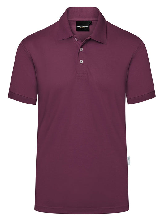 Workwear Herren Poloshirt – Karlowsky – Farbe Aubergine – individuell veredelbar