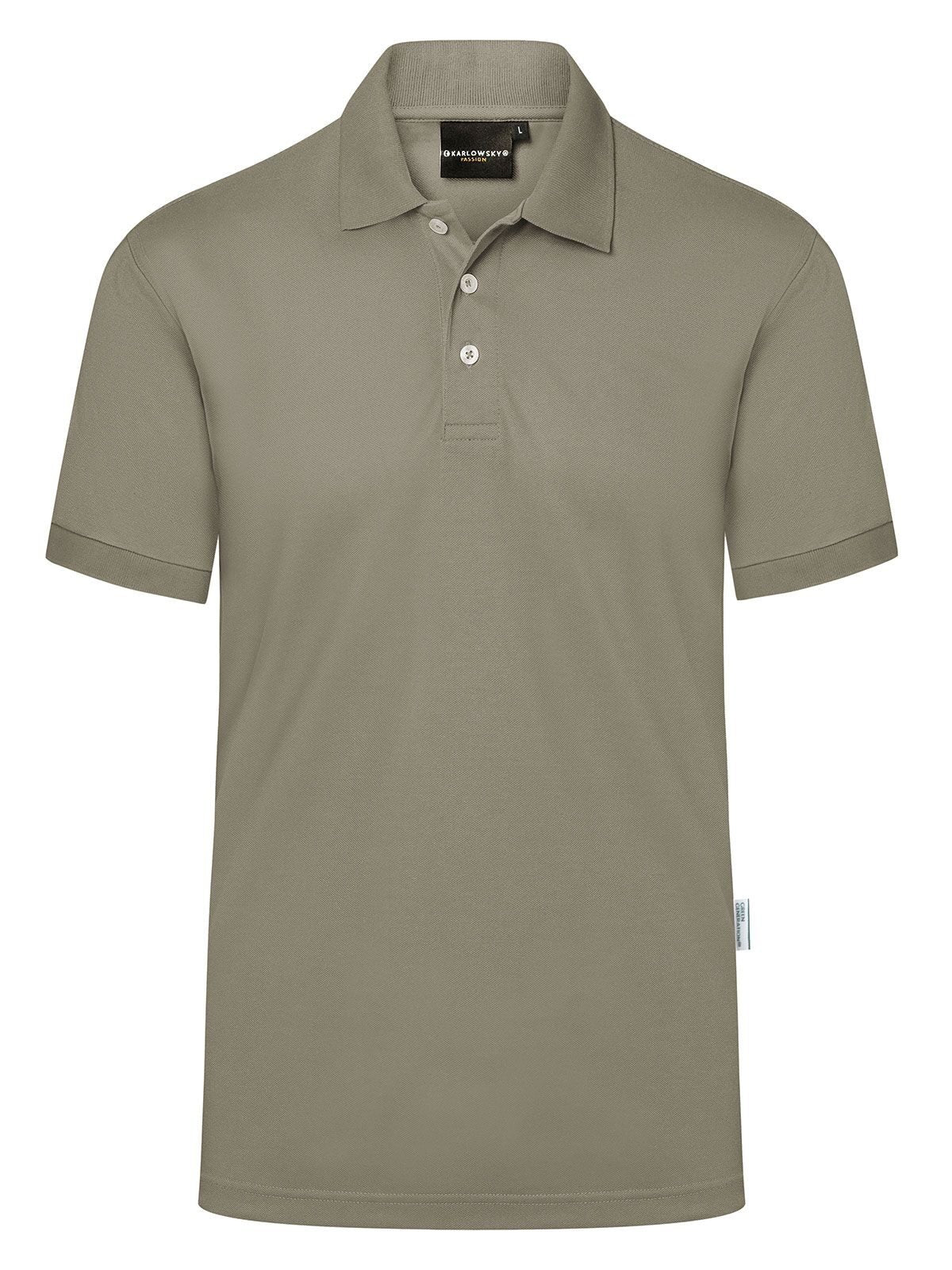 Workwear Herren Poloshirt – Karlowsky – Farbe Sage – individuell veredelbar