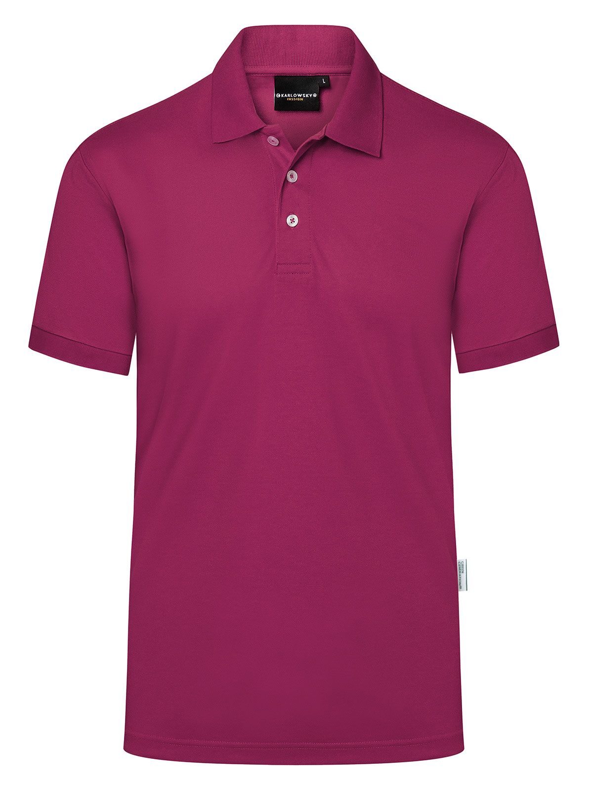 Workwear Herren Poloshirt – Karlowsky – Farbe Fuchsia – individuell veredelbar