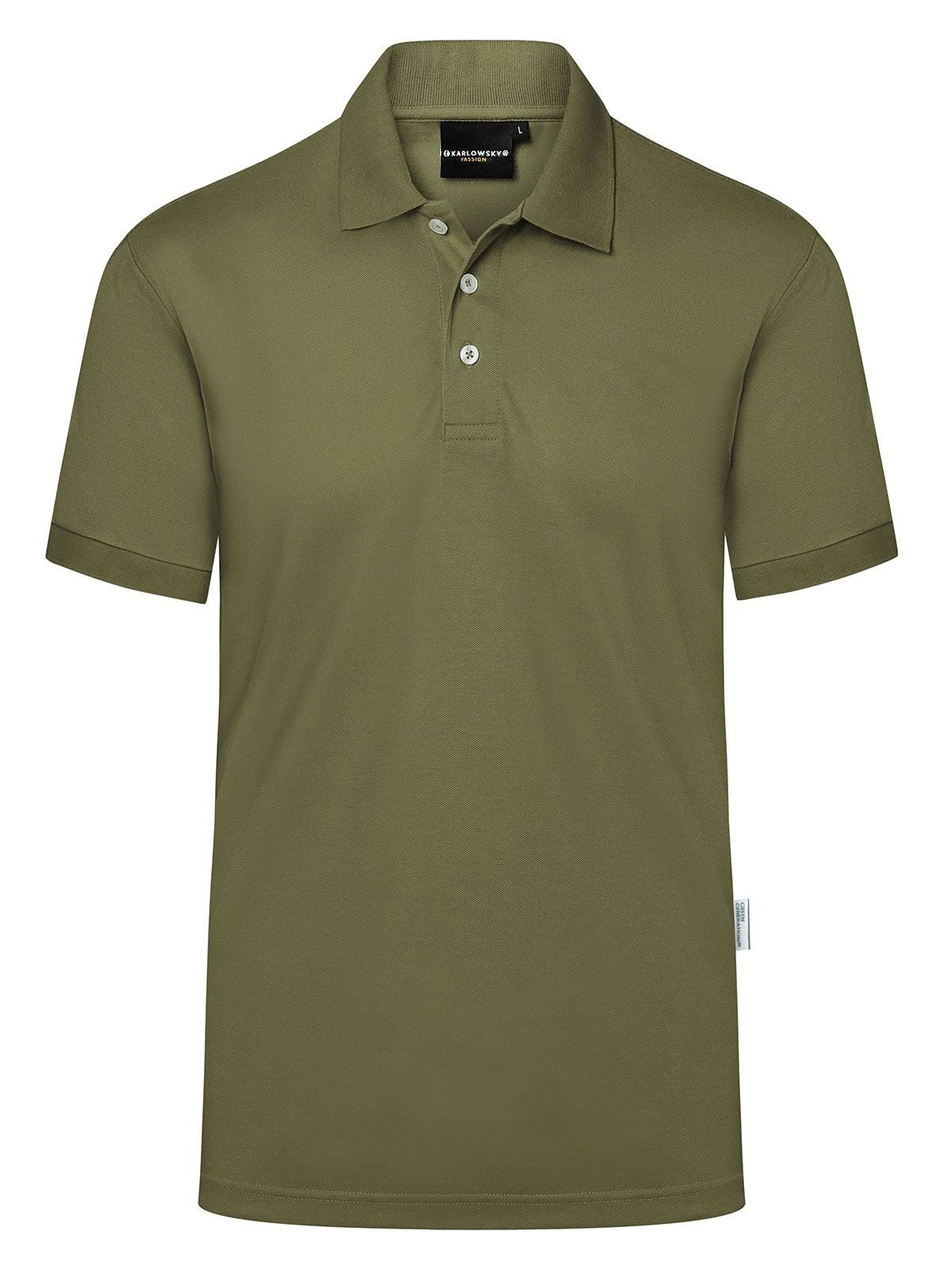 Workwear Herren Poloshirt – Karlowsky – Farbe Moss Green – individuell veredelbar