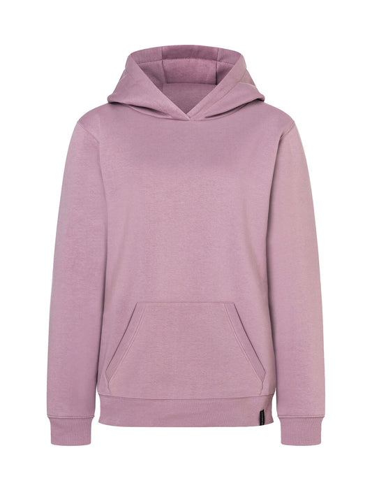 Felpa con cappuccio da lavoro da donna Damen Sweatshirt / Hoodie – Karlowsky – Farbe Dark rose – individuell veredelbar