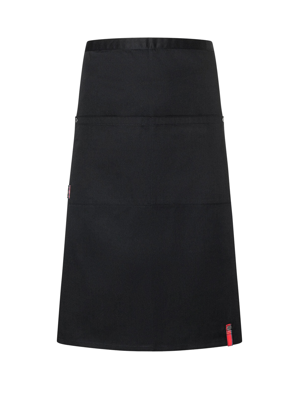 Grembiule bistrò ROCK CHEF® -Stage2 con tasca Herren Schürze / Kasack – Karlowsky – Farbe Schwarz – individuell veredelbar