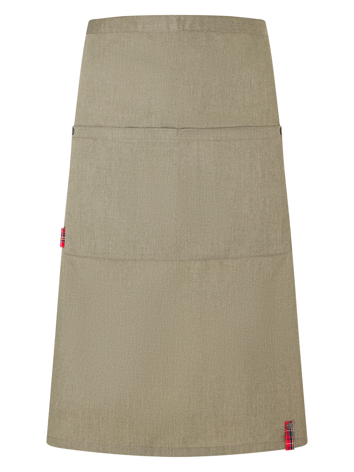 Grembiule Bistrot Stile Denim ROCK CHEF®-Stage2 Herren Schürze / Kasack – Karlowsky – Farbe Vintage Moss Green – individuell veredelbar