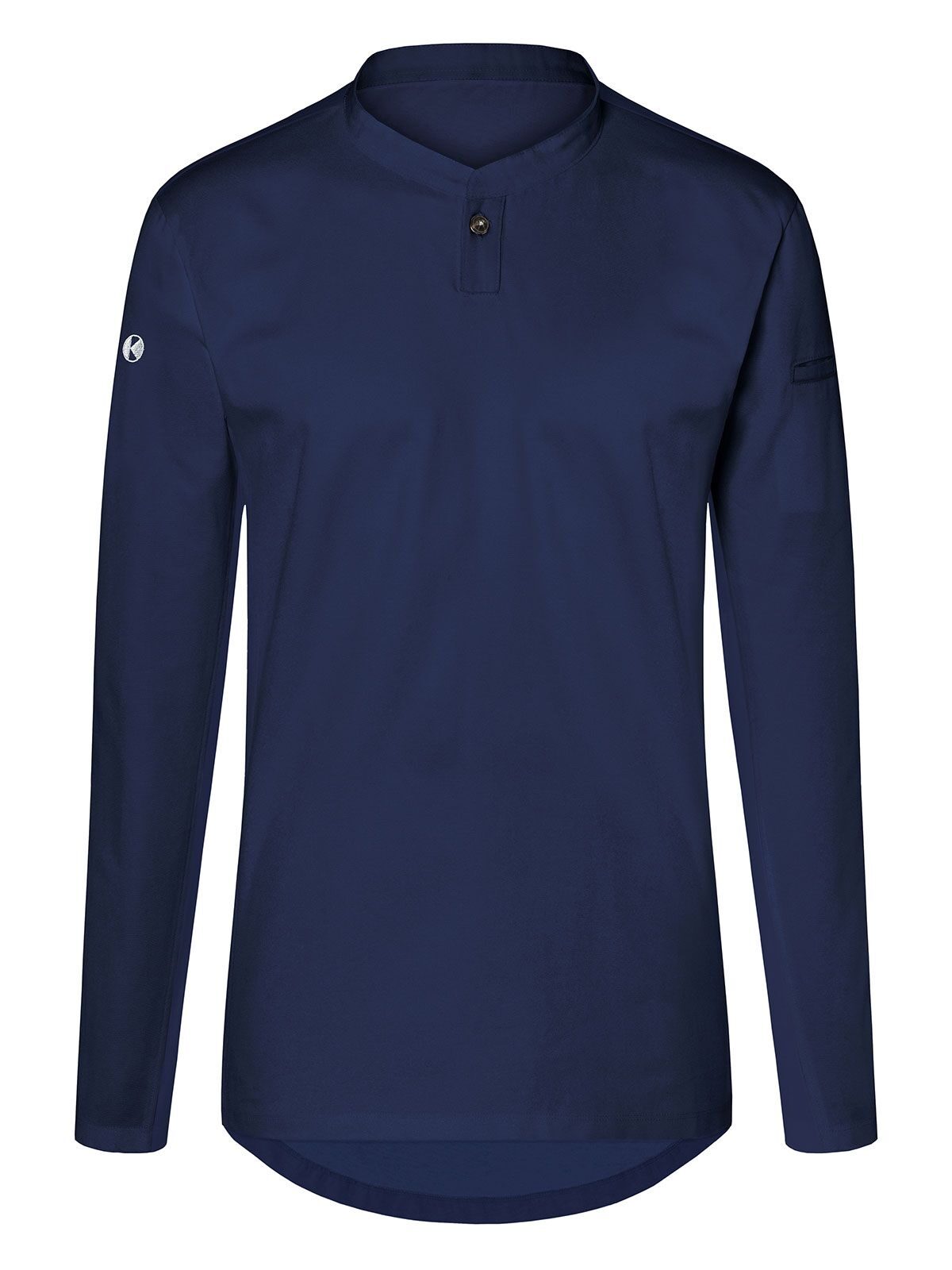 Long-Sleeve Work Shirt Performance Damen Schürze / Kasack – Karlowsky – Farbe Navy – individuell veredelbar
