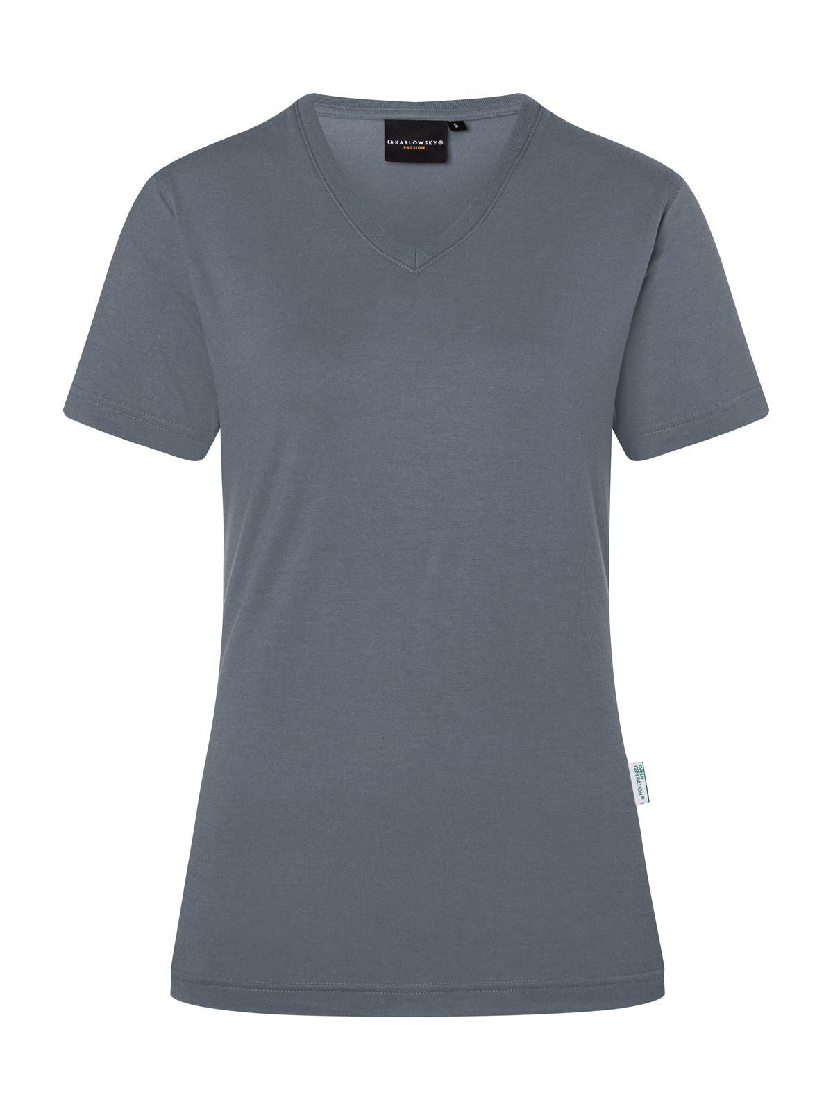 Ladies' Workwear Damen T-Shirt – Karlowsky – Farbe Anthrazit – individuell veredelbar