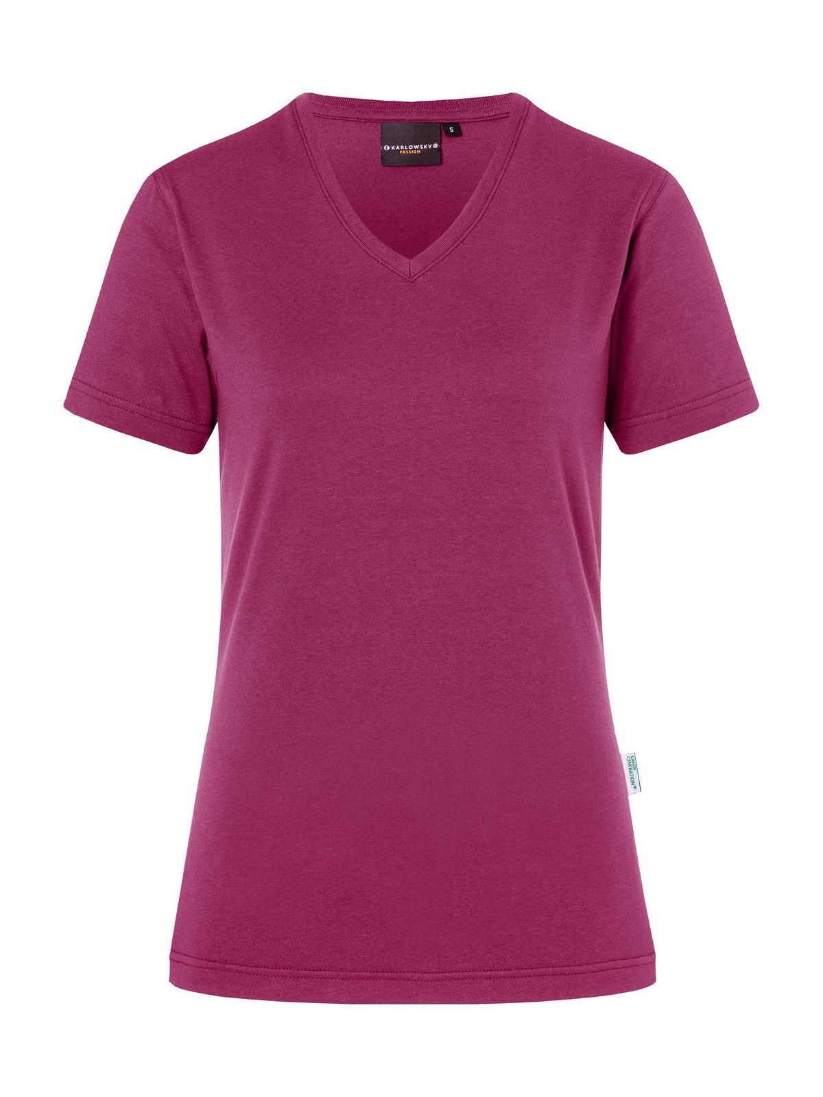 Ladies' Workwear Damen T-Shirt – Karlowsky – Farbe Fuchsia – individuell veredelbar