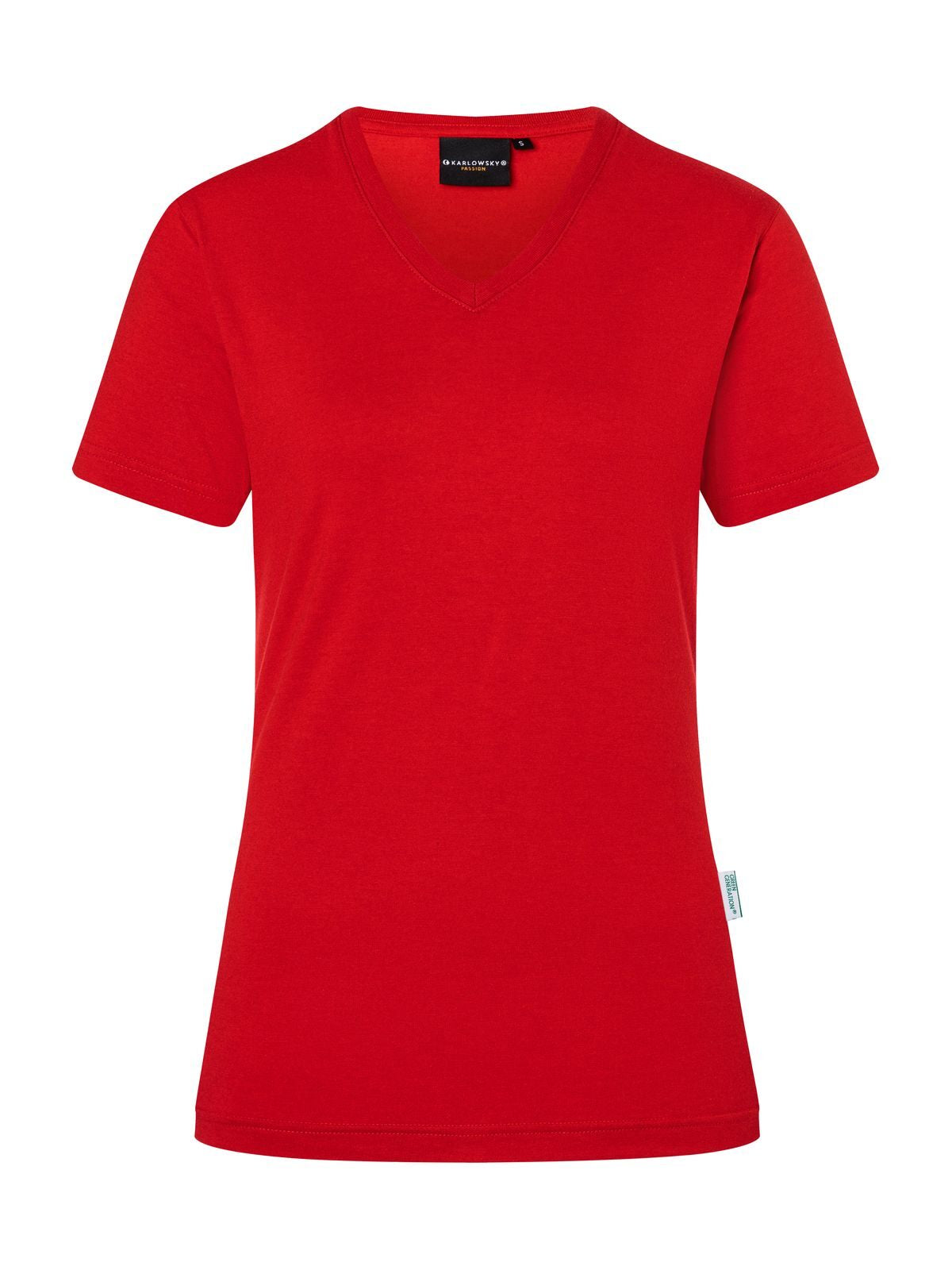 Ladies' Workwear Damen T-Shirt – Karlowsky – Farbe Rot – individuell veredelbar
